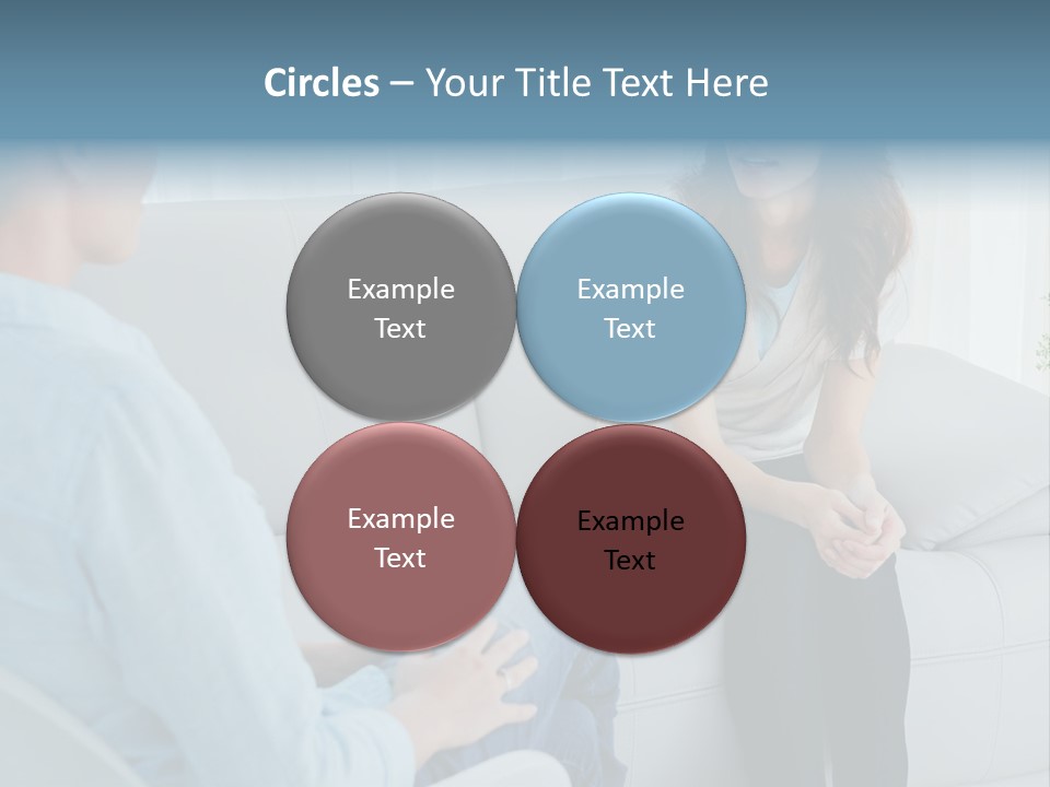 Help Couch Mental Health PowerPoint Template