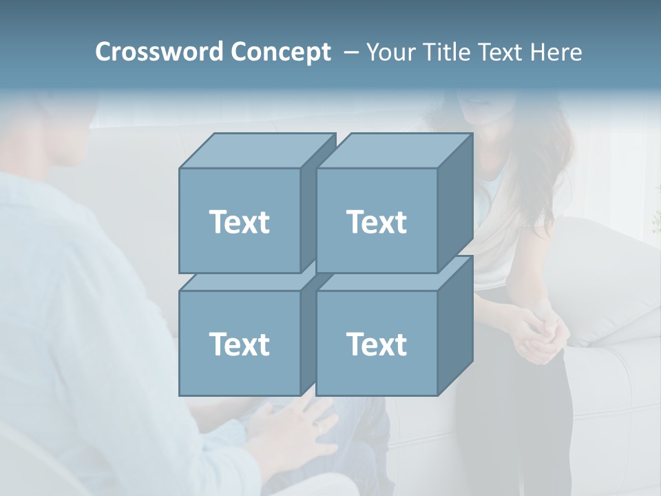 Help Couch Mental Health PowerPoint Template