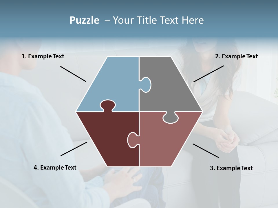 Help Couch Mental Health PowerPoint Template