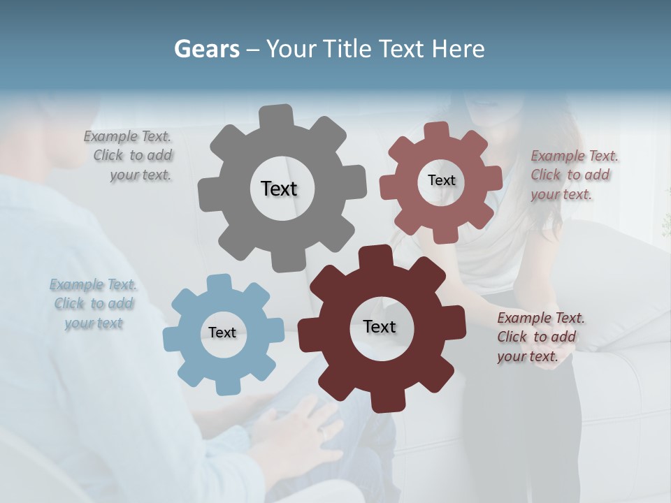 Help Couch Mental Health PowerPoint Template