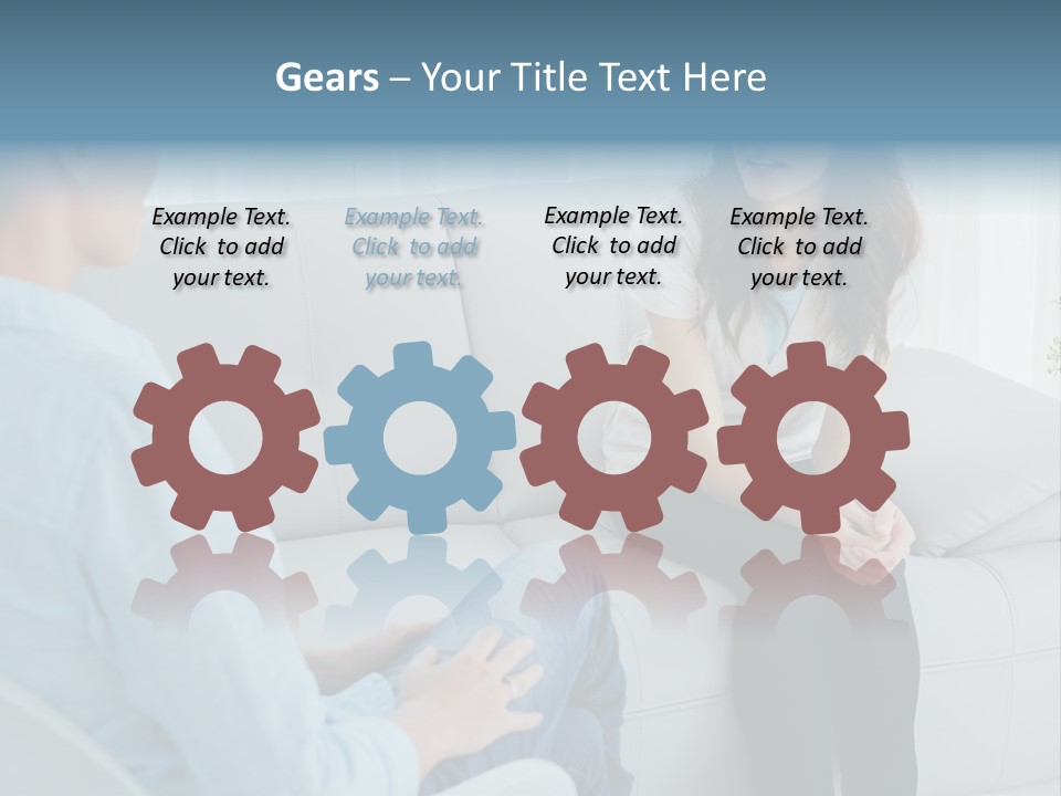 Help Couch Mental Health PowerPoint Template