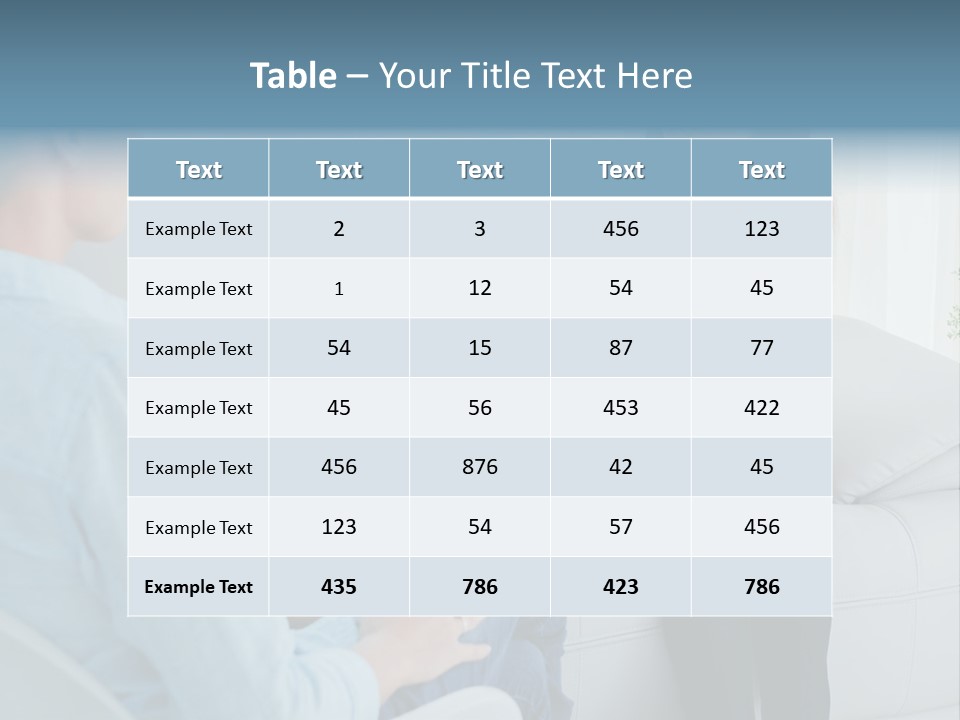 Help Couch Mental Health PowerPoint Template