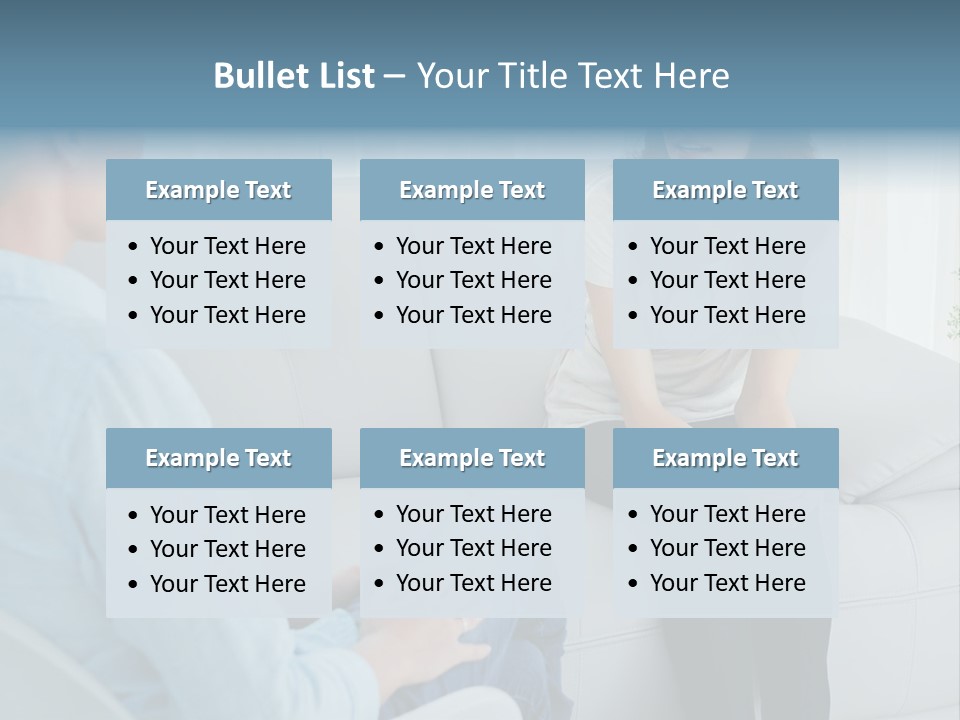 Help Couch Mental Health PowerPoint Template