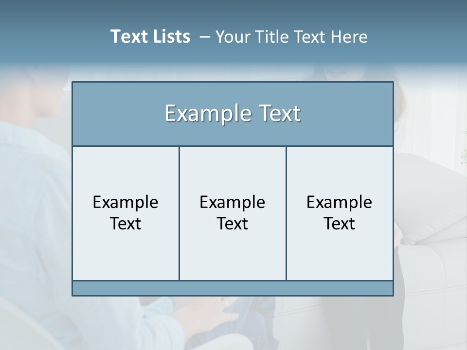 Help Couch Mental Health PowerPoint Template