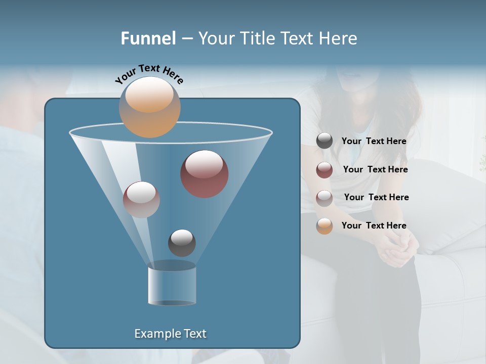 Help Couch Mental Health PowerPoint Template