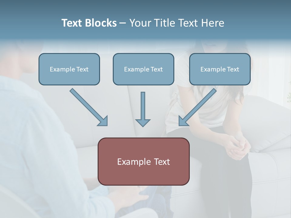 Help Couch Mental Health PowerPoint Template