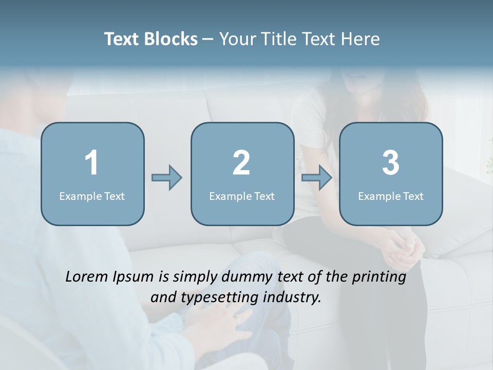 Help Couch Mental Health PowerPoint Template