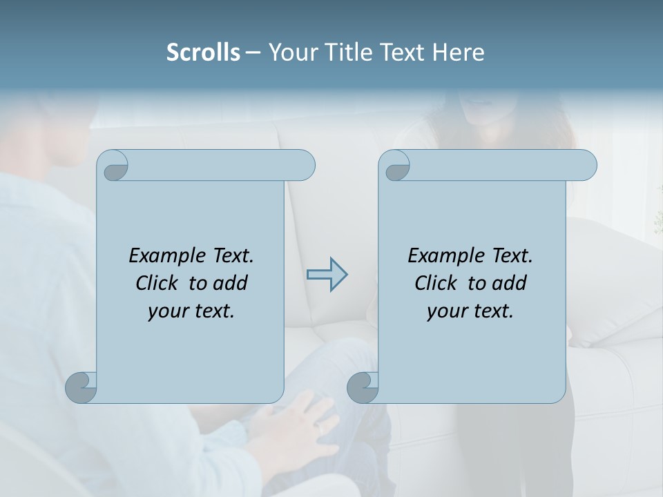 Help Couch Mental Health PowerPoint Template