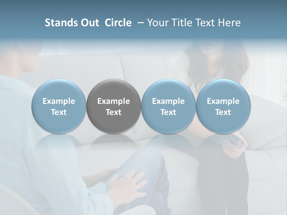 Help Couch Mental Health PowerPoint Template