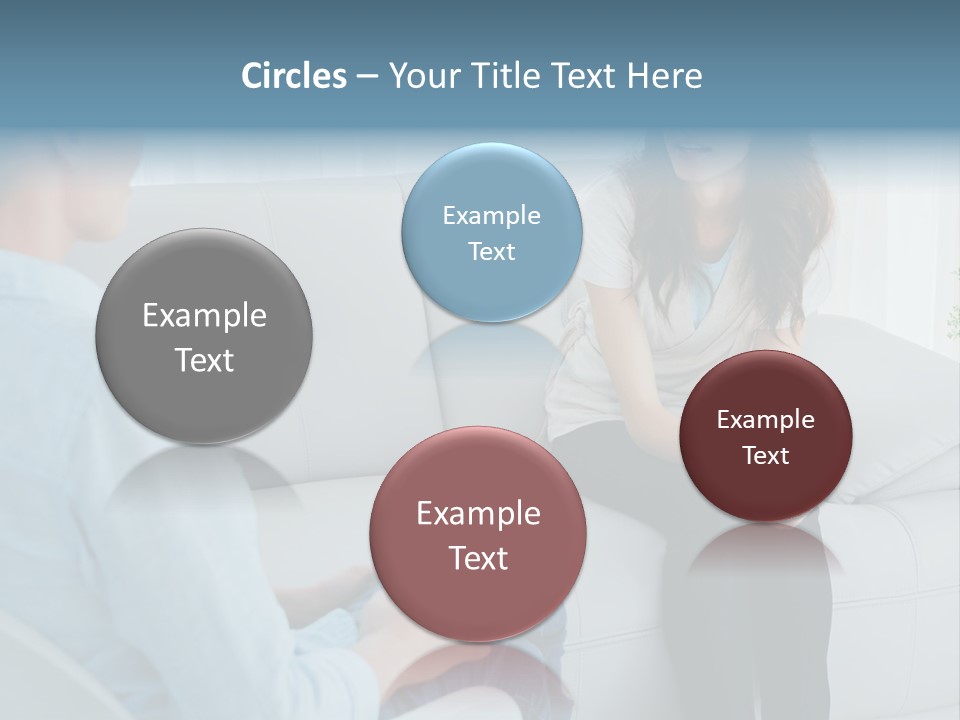 Help Couch Mental Health PowerPoint Template