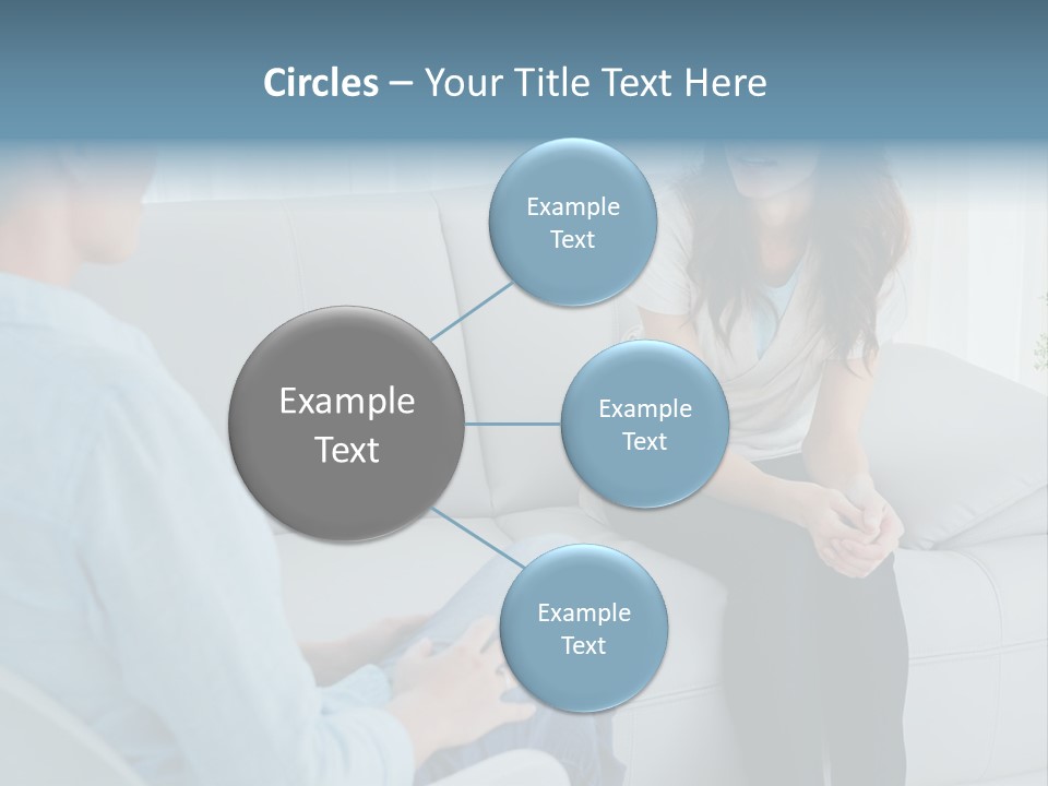 Help Couch Mental Health PowerPoint Template