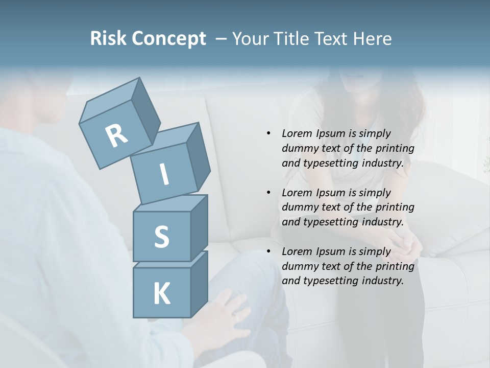 Help Couch Mental Health PowerPoint Template