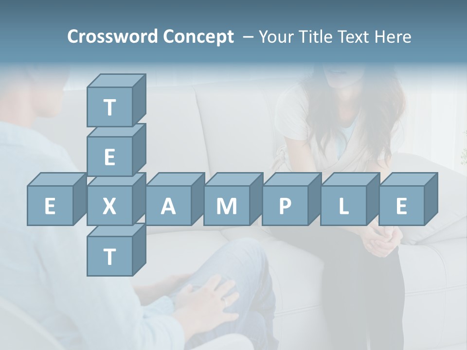 Help Couch Mental Health PowerPoint Template