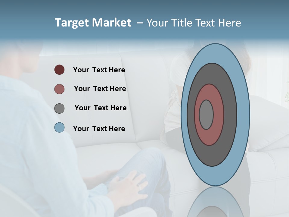 Help Couch Mental Health PowerPoint Template