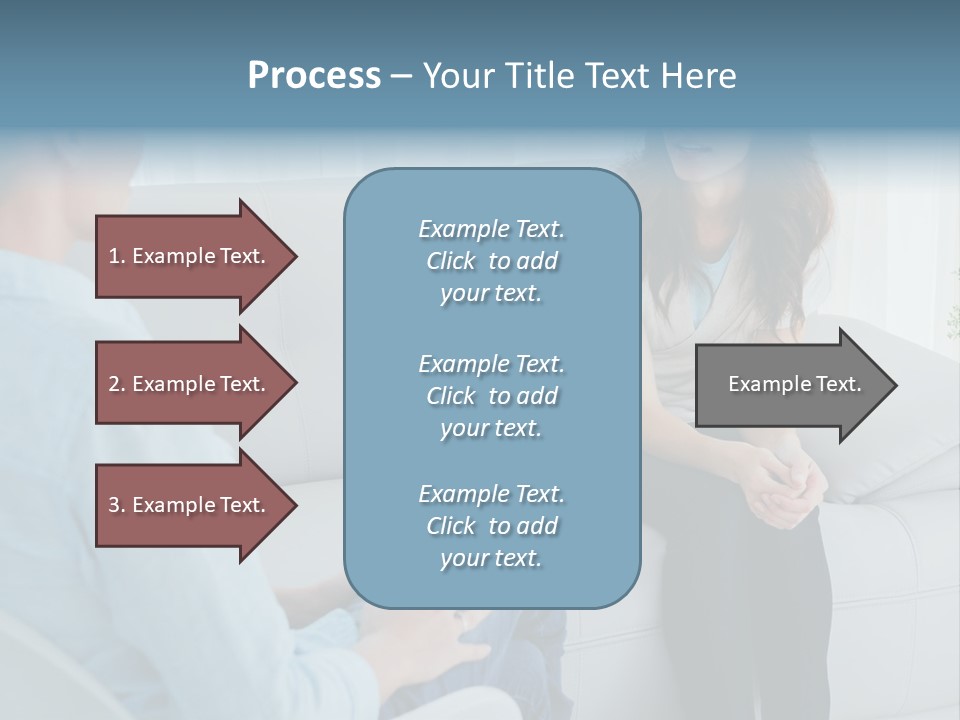 Help Couch Mental Health PowerPoint Template