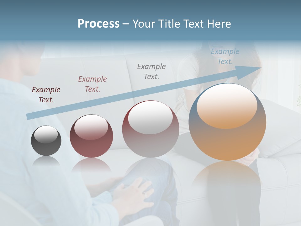 Help Couch Mental Health PowerPoint Template