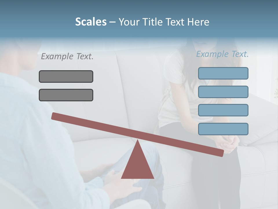Help Couch Mental Health PowerPoint Template