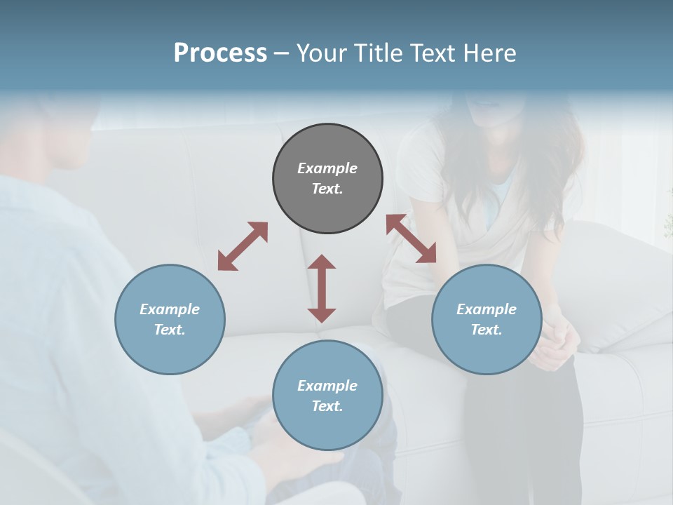 Help Couch Mental Health PowerPoint Template