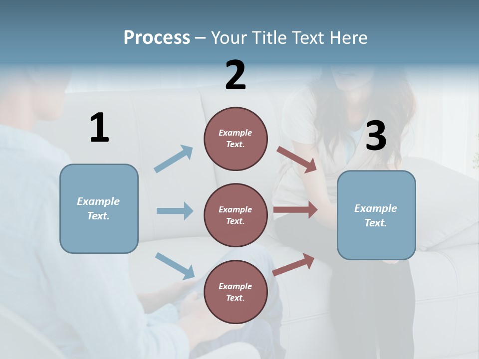Help Couch Mental Health PowerPoint Template