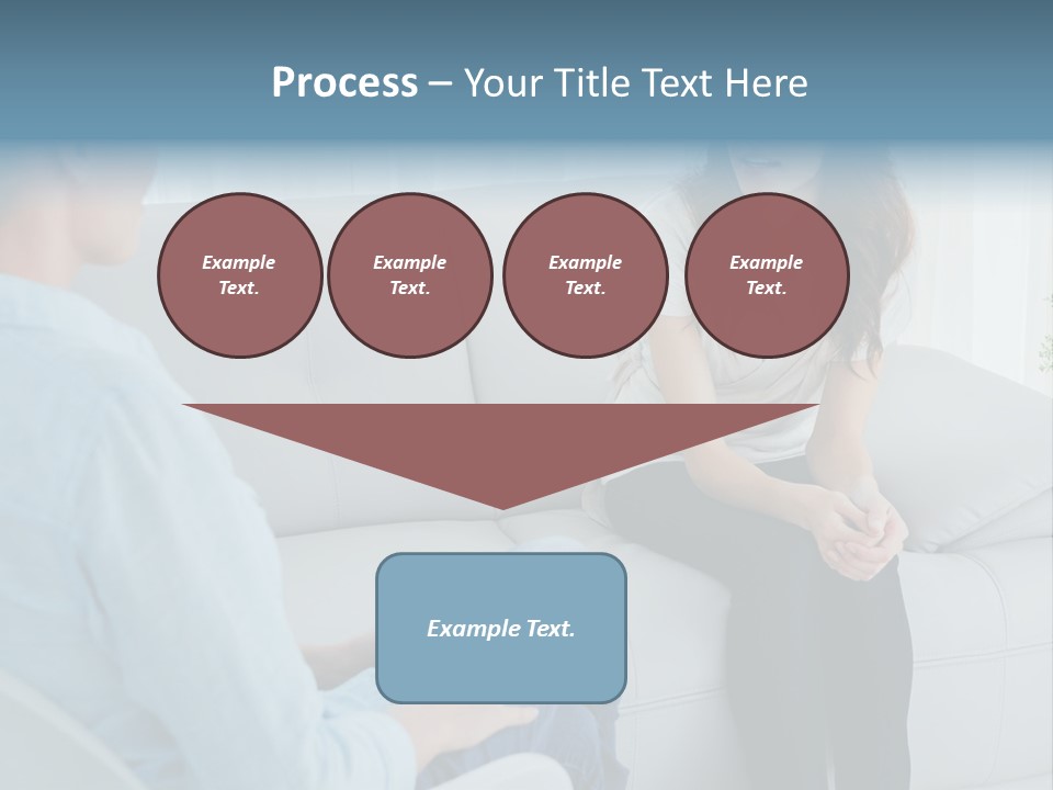 Help Couch Mental Health PowerPoint Template