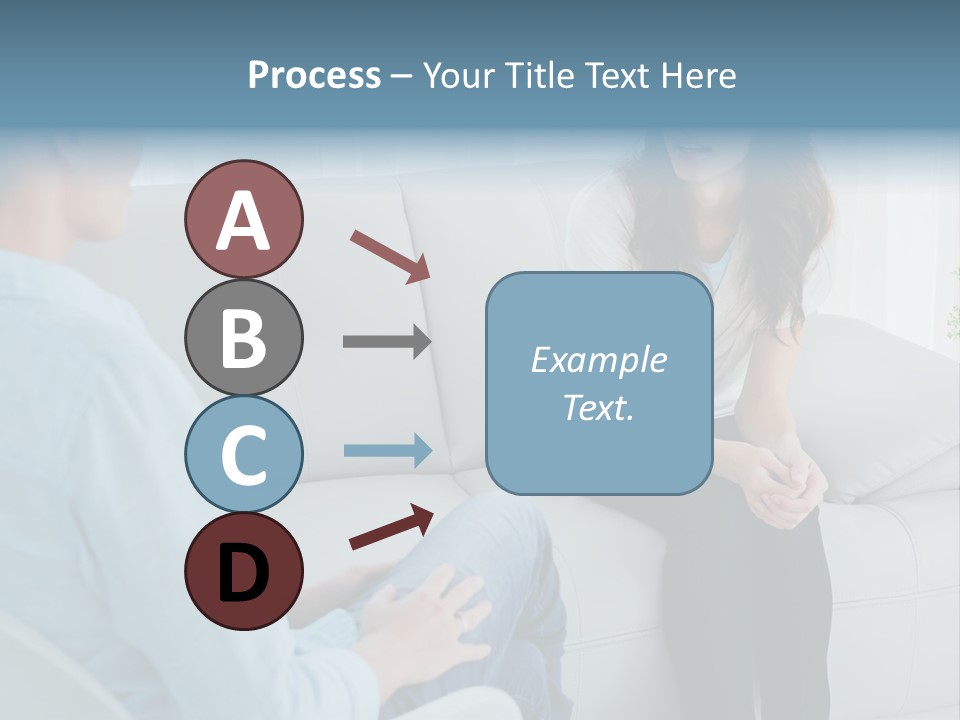 Help Couch Mental Health PowerPoint Template