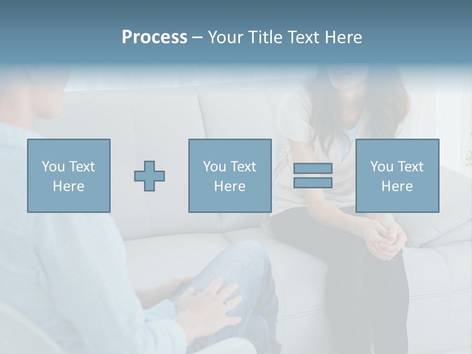 Help Couch Mental Health PowerPoint Template
