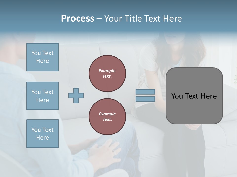Help Couch Mental Health PowerPoint Template