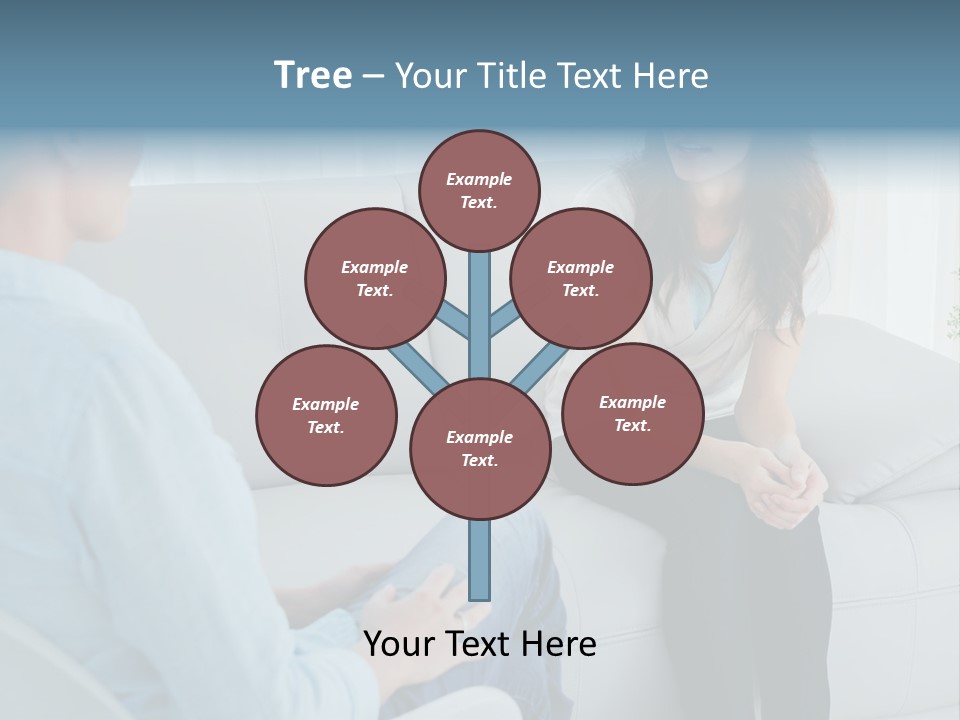 Help Couch Mental Health PowerPoint Template