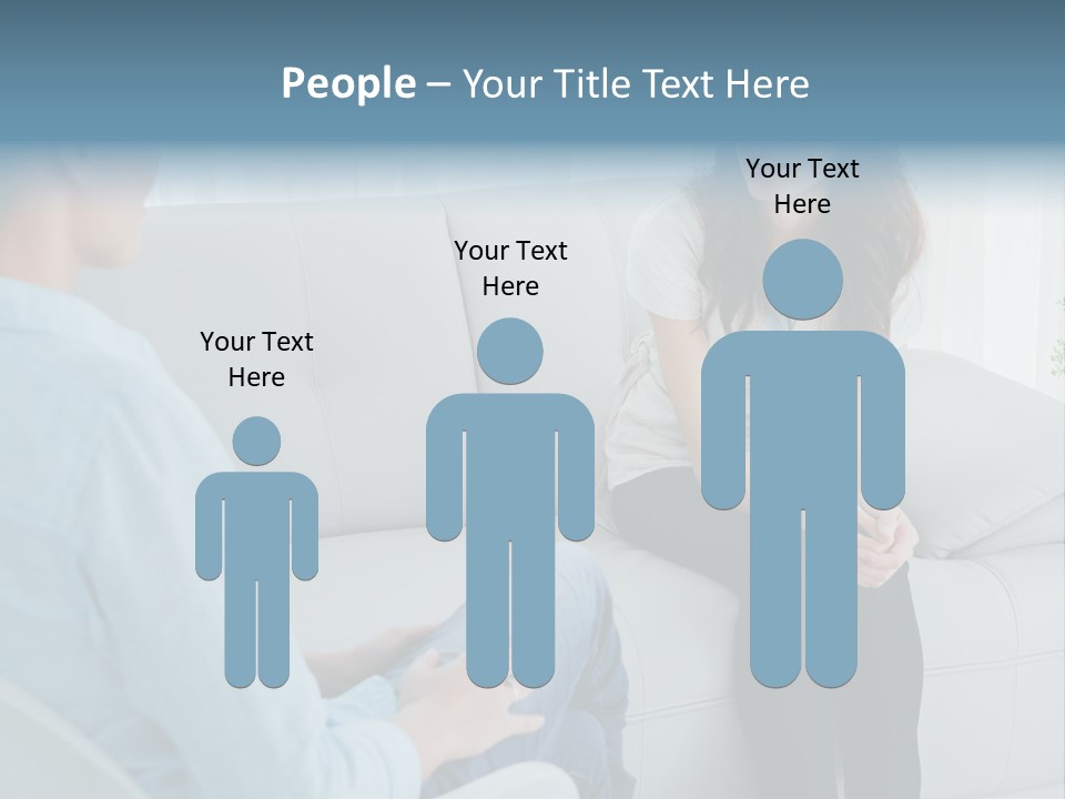 Help Couch Mental Health PowerPoint Template