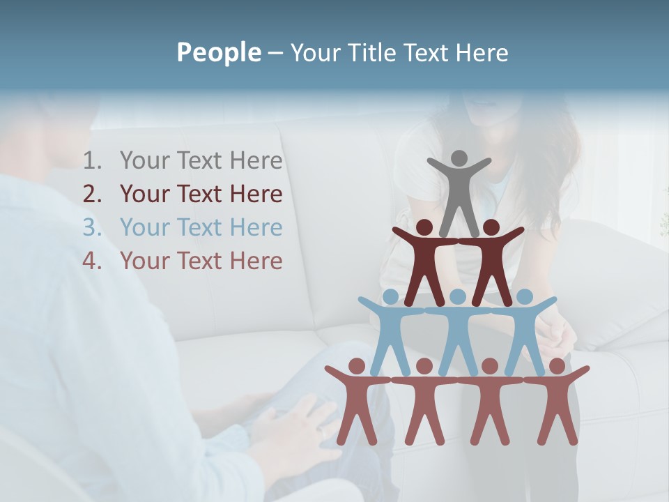 Help Couch Mental Health PowerPoint Template