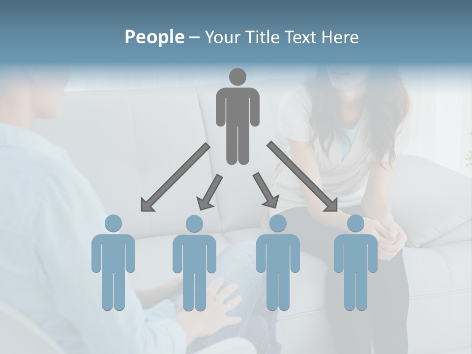 Help Couch Mental Health PowerPoint Template