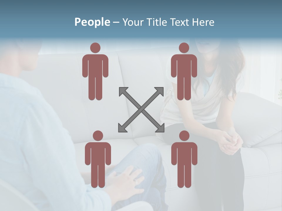 Help Couch Mental Health PowerPoint Template