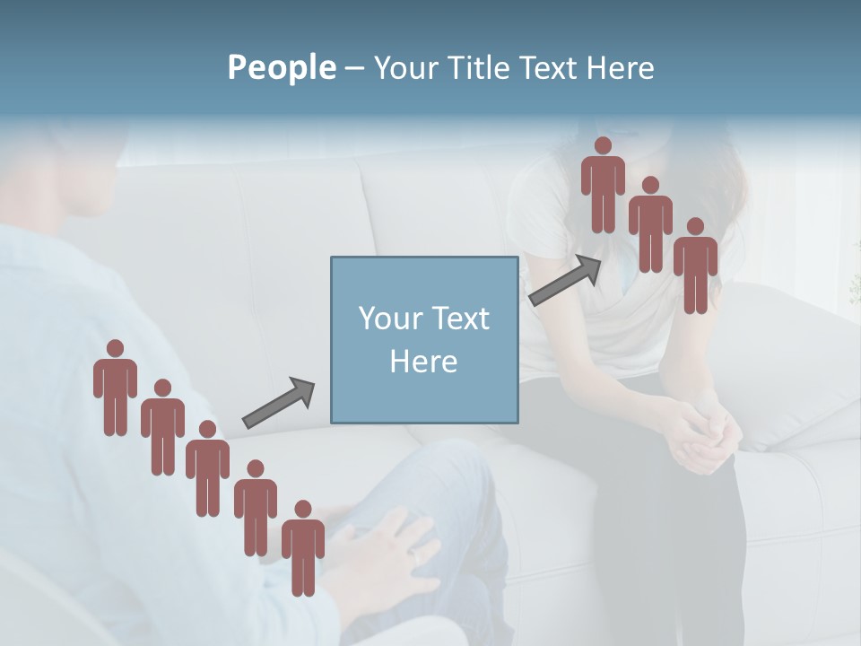 Help Couch Mental Health PowerPoint Template