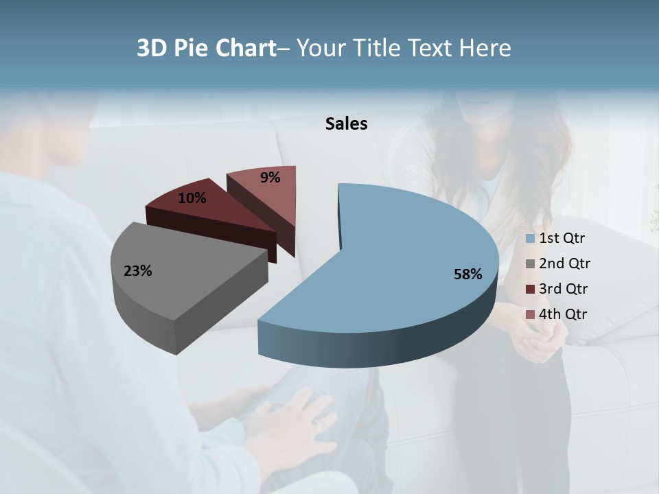 Help Couch Mental Health PowerPoint Template