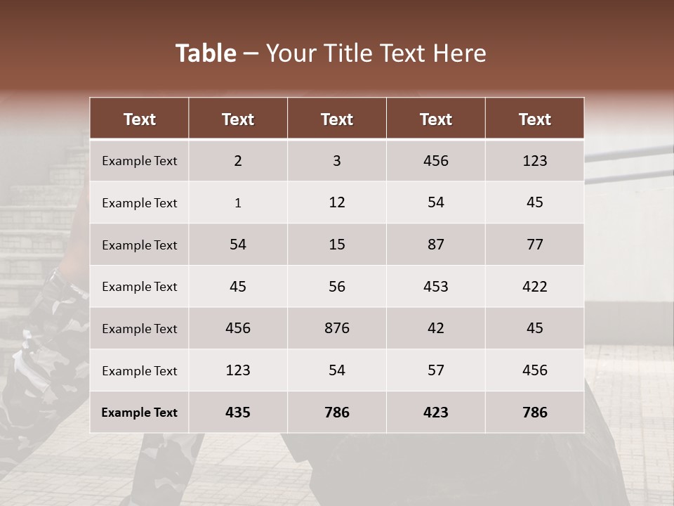 Muscular Build Picking Up Bodybuilder PowerPoint Template