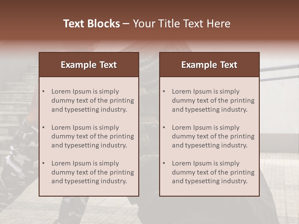 Muscular Build Picking Up Bodybuilder PowerPoint Template
