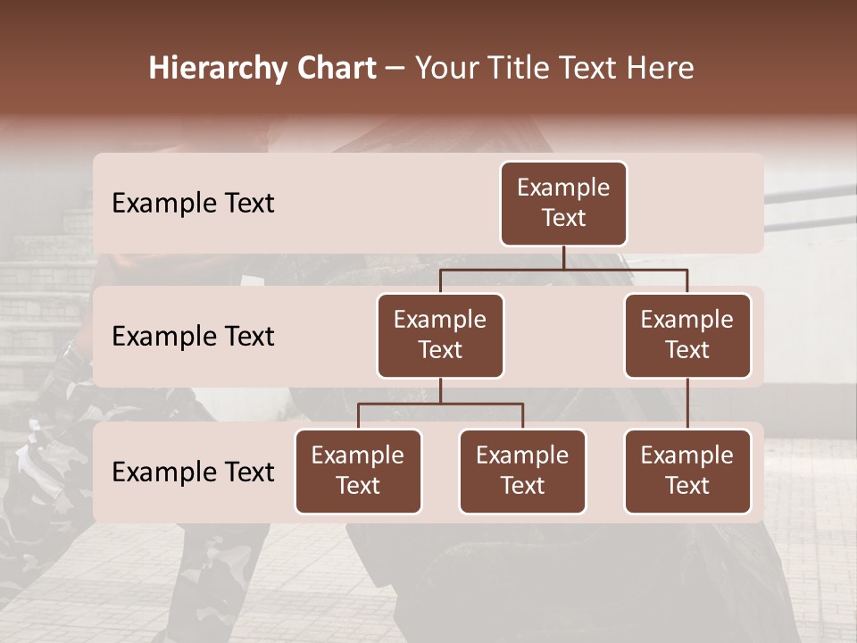 Muscular Build Picking Up Bodybuilder PowerPoint Template