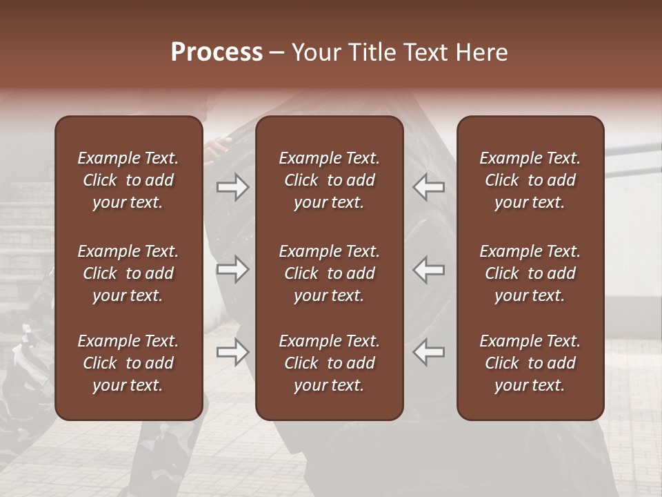 Muscular Build Picking Up Bodybuilder PowerPoint Template
