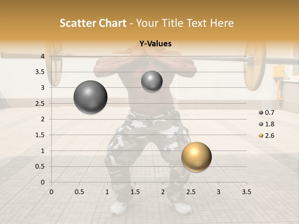 Fitness Bodybuilding Athlete PowerPoint Template