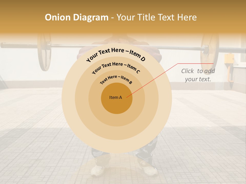 Fitness Bodybuilding Athlete PowerPoint Template