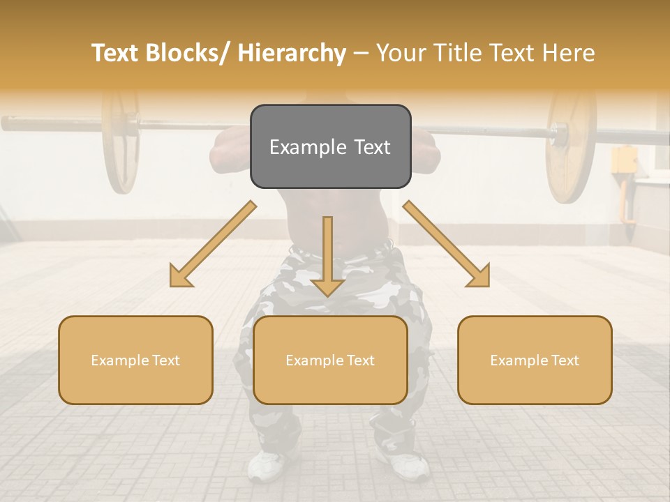 Fitness Bodybuilding Athlete PowerPoint Template