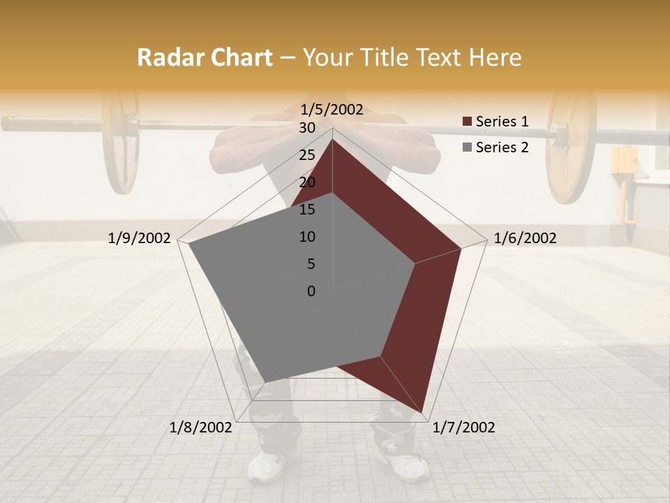 Fitness Bodybuilding Athlete PowerPoint Template