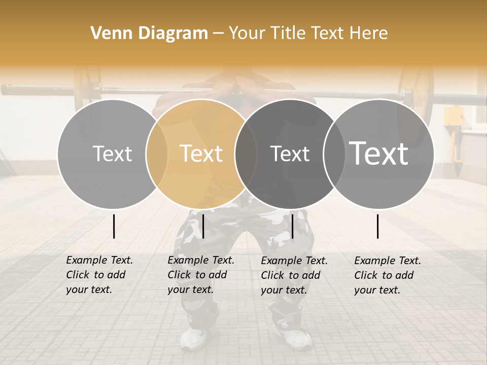 Fitness Bodybuilding Athlete PowerPoint Template