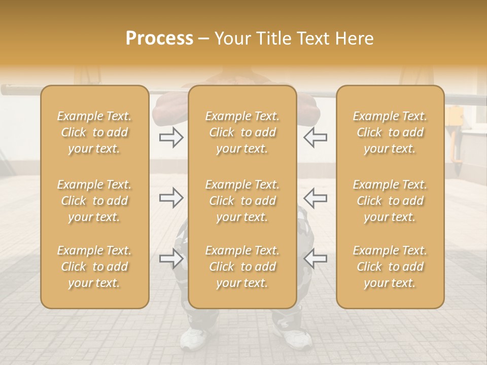 Fitness Bodybuilding Athlete PowerPoint Template