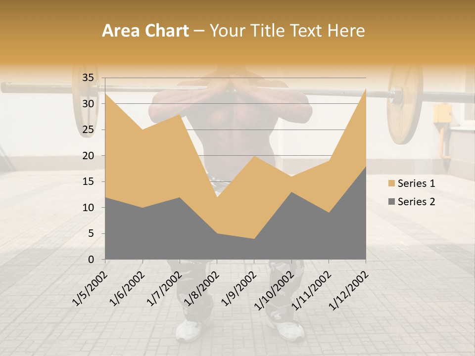 Fitness Bodybuilding Athlete PowerPoint Template