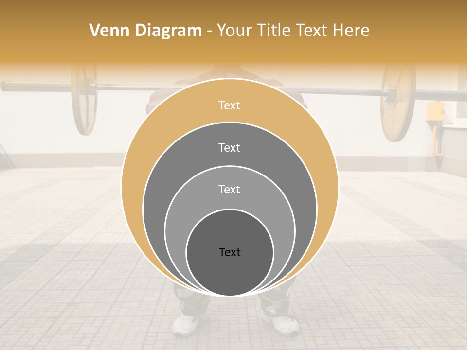Fitness Bodybuilding Athlete PowerPoint Template