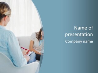 Hopeless Psychologist Psychotherapy PowerPoint Template