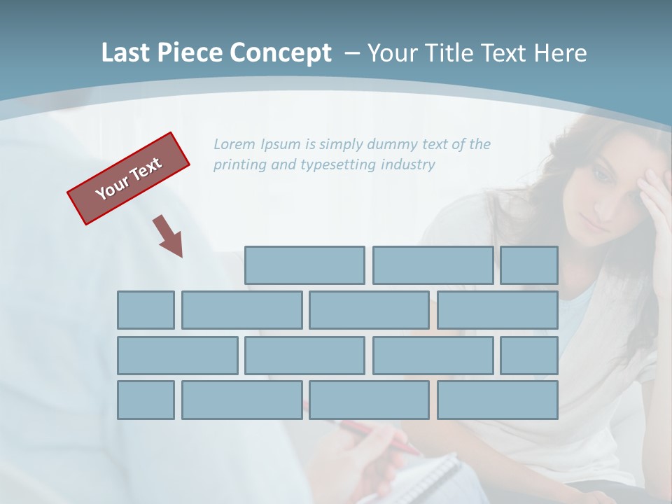 Hopeless Psychologist Psychotherapy PowerPoint Template