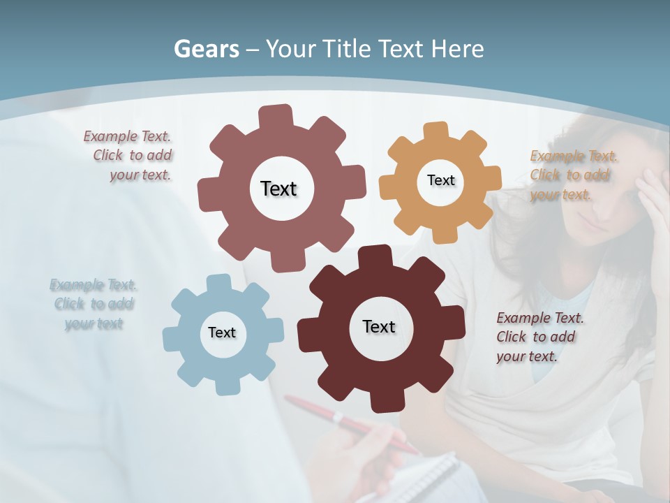 Hopeless Psychologist Psychotherapy PowerPoint Template