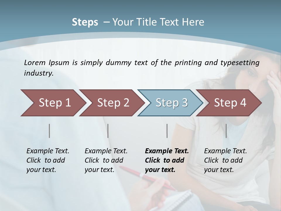 Hopeless Psychologist Psychotherapy PowerPoint Template